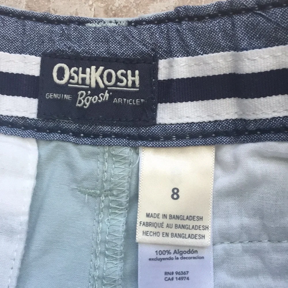 OshKosh B'gosh Flat Front Twill Roll Cuff Shorts